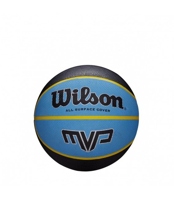 Mini ballon de basket Wilson MVP — Noir/Bleu