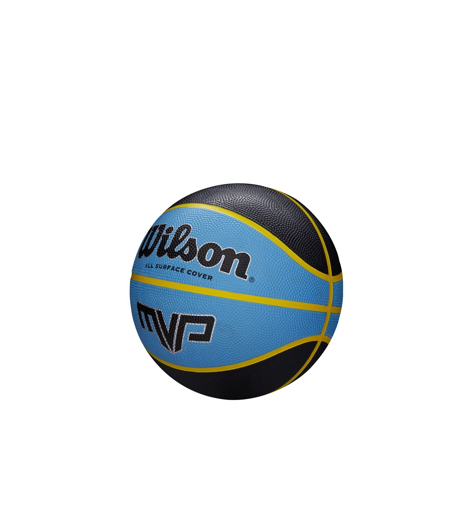 Mini ballon de basket Wilson MVP — Noir/Bleu