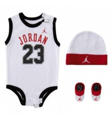 Set bébé Jordan 3 pièces noir et rouge