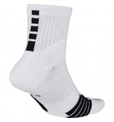 Chaussettes nike elite mid blanches