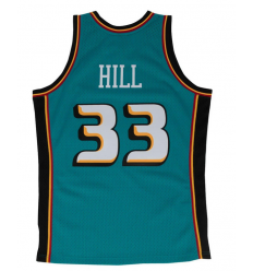 Jersey Swingman Grant Hill Teal Mitchell and Ness 98-99