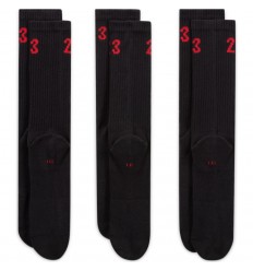 Pack Chaussettes Jordan Essentials noir et rouge