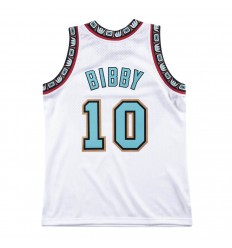 Maillot NBA Swingman Mike Bibby Vancouver Grizzlies 1998 1999 blanc Mitchell and Ness
