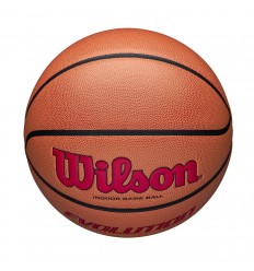 Ballon de Basket Wilson Evolution rouge Taille 7