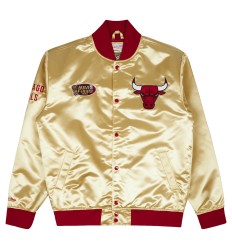 Satin Jacket NBA Fashion LW Chicago Bulls Mitchell and Ness