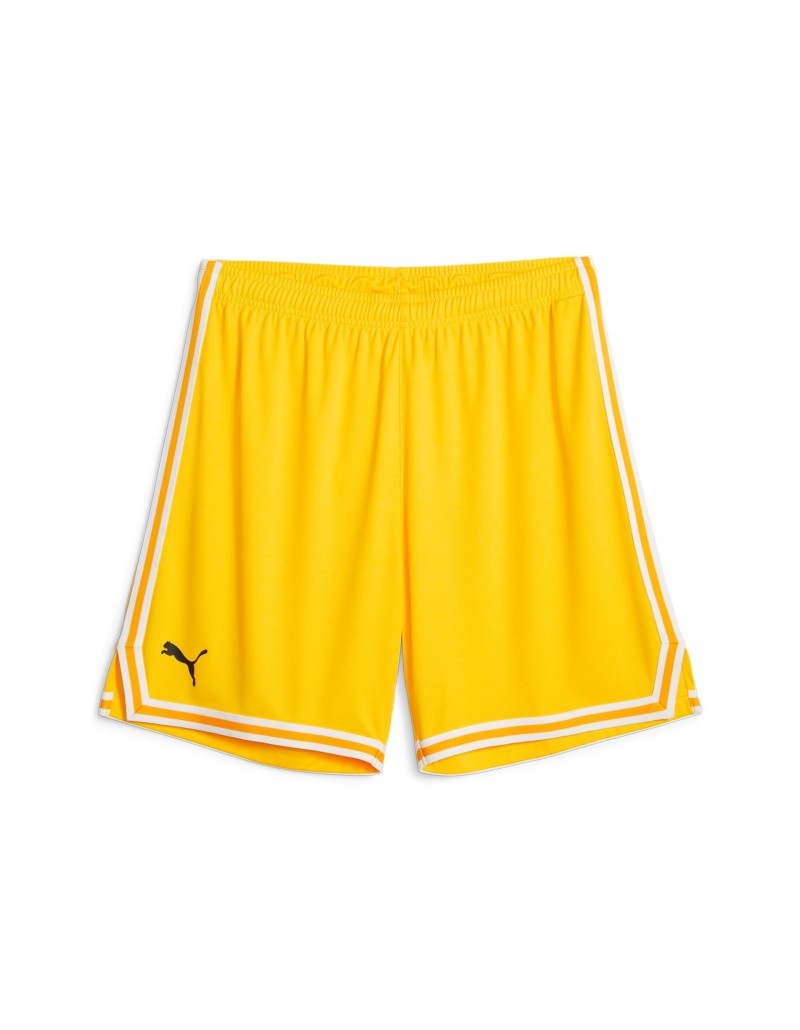 Short Puma Hoops Team Cyber Yellow Clothes for adults XXL