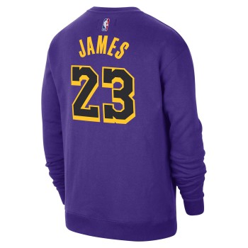 Sweat NBA ras de cou Lebron James Los Angeles Lakers Jordan