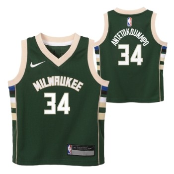 Maillot NBA Cadet Giannis Antetokounmpo Milwaukee Bucks Nike Icon Edition