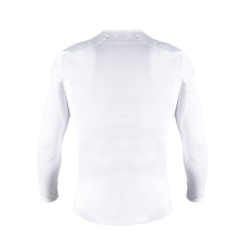 T-Shirt de compression à manches longues GamePatch blanc