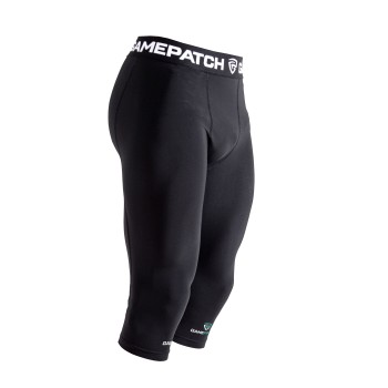 Collant de compression 3/4 GamePatch noir Collant de compression 3/4 GamePatch noir