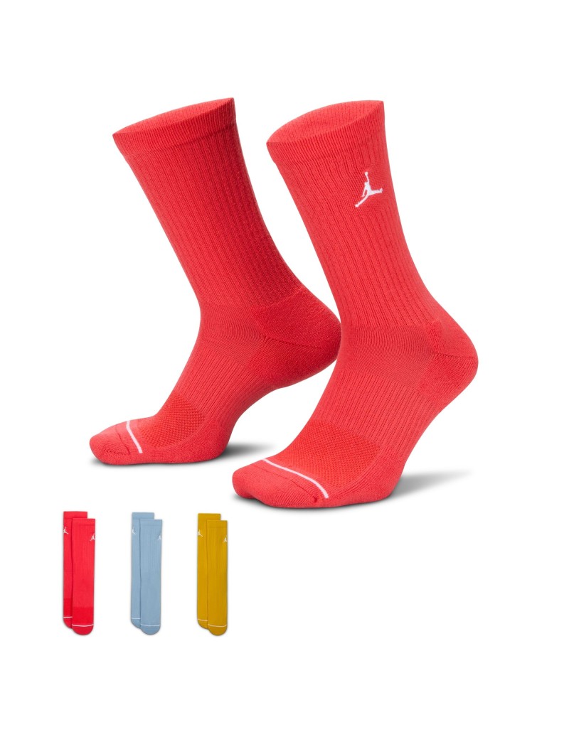 Pack 3 Paires de Chaussettes Jordan Multicolor Socks 46 50
