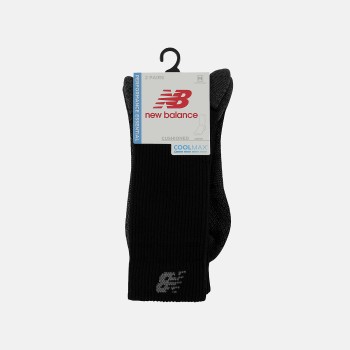Pack 2 Paires Chaussettes New Balance Coolmax noires