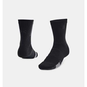 Chaussettes Under Armour Curry Playmaker Mid Crew noires