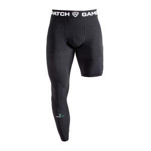 Collant Compression Gamepatch Jambe droite noir