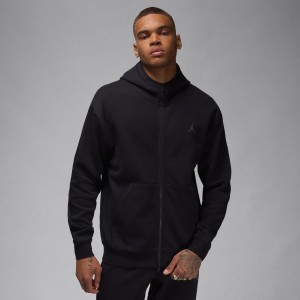 Veste Zippée Jordan Hoop Fleece Sport noire Veste Zippée Jordan Hoop Fleece Sport noire
