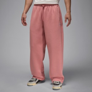 Pantalon Jordan Brooklyn Fleece Oversized Rust Pink