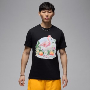 T-Shirt Jordan Essentials Flamingo Noir T-Shirt Jordan Essentials Flamingo Noir