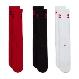Pack de 3 paires de chaussettes Jordan Bred