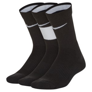 Pack de 3 paires de chaussettes Nike Elite Noires Enfants Pack de 3 paires de chaussettes Nike Elite Noires Enfants