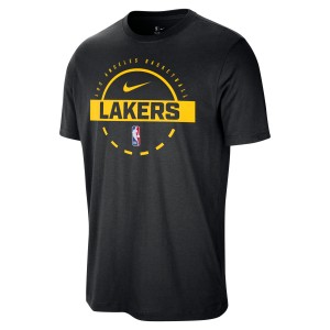 T-Shirt Nike Practice Los Angeles Lakers Noir