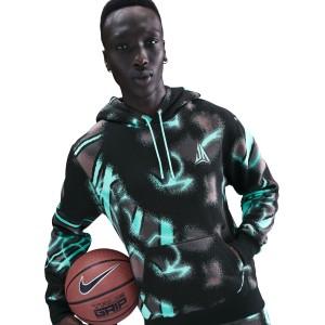 Sweat Capuche Nike Ja Morant  Bleached Turq