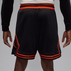Short Jordan Sport Diamond Noir et Orange