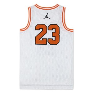 Jersey Jordan Brand blanc et orange Enfant