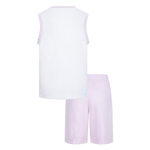 Set Jordan Short + Débardeur rose fille