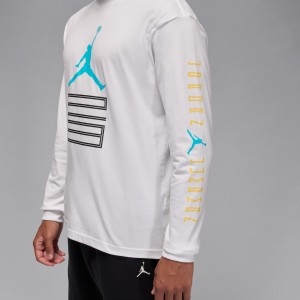 T-Shirt Manches Longues Jordan AJ11 Blanc T-Shirt Manches Longues Jordan AJ11 Blanc