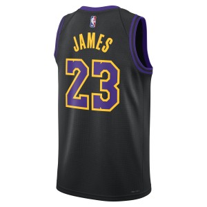 Maillot NBA Nike Lebron James Los Angeles Lakers City Edition