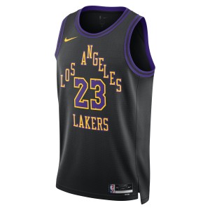 Maillot NBA Nike Lebron James Los Angeles Lakers City Edition