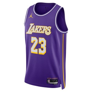 Maillot NBA Jordan Lebron James Los Angeles Lakers Statement Edition