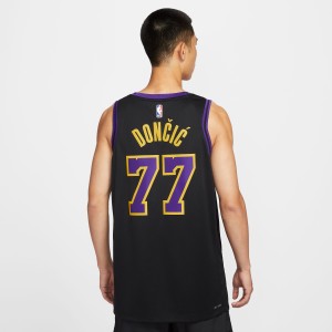 Maillot NBA Nike Luka Doncic Los Angeles Lakers City Edition