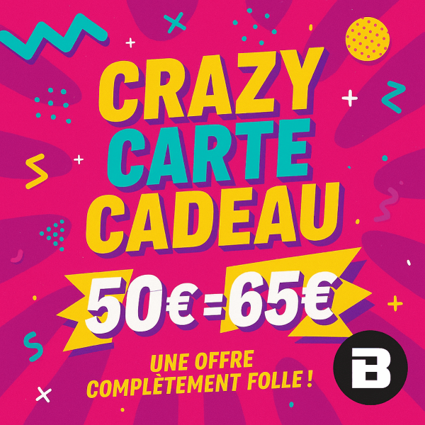 Crazy carte cadeau 50
