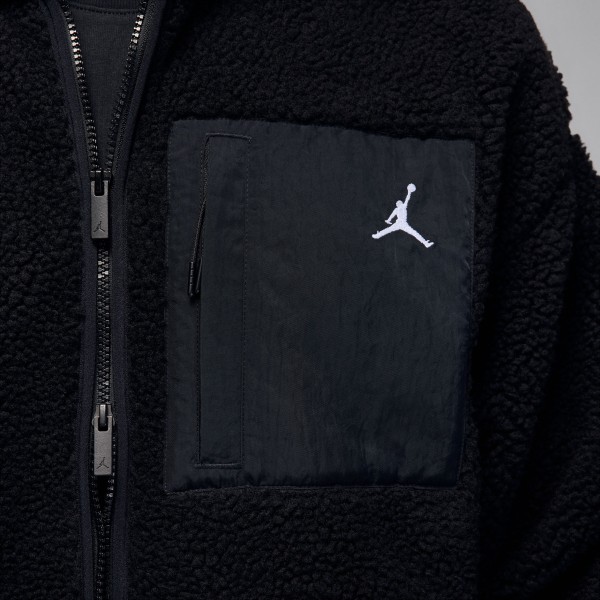 Jacket Sherpa Jordan Flight Noire
