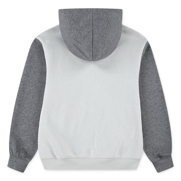 Sweat Capuche Jordan Brooklyn Gris et Blanc Enfant