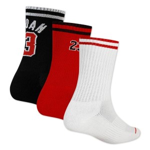 Pack trois paires de chaussettes Jordan Rouge enfant