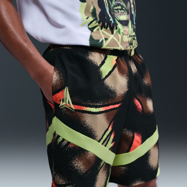 Short Nike Ja Morant Halloween  Lemon Twist