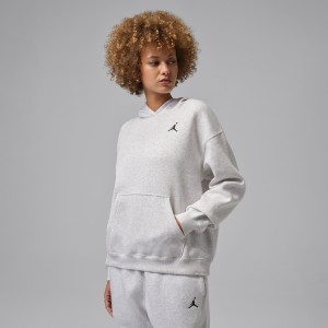 Sweat Capuche Jordan Essential Birch Heather Femme