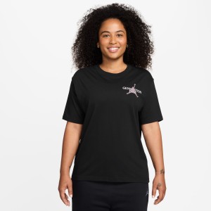 T-Shirt Jordan We Love The Hate femme Noir