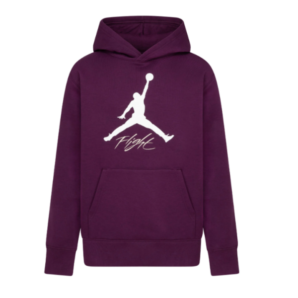 Sweat Capuche Jordan Jumpman Baseline Bordeaux Enfant