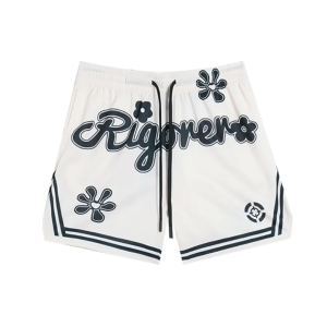 Short Rigorer Flower Blanc