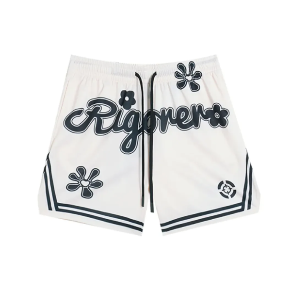 Short Rigorer Flower Blanc