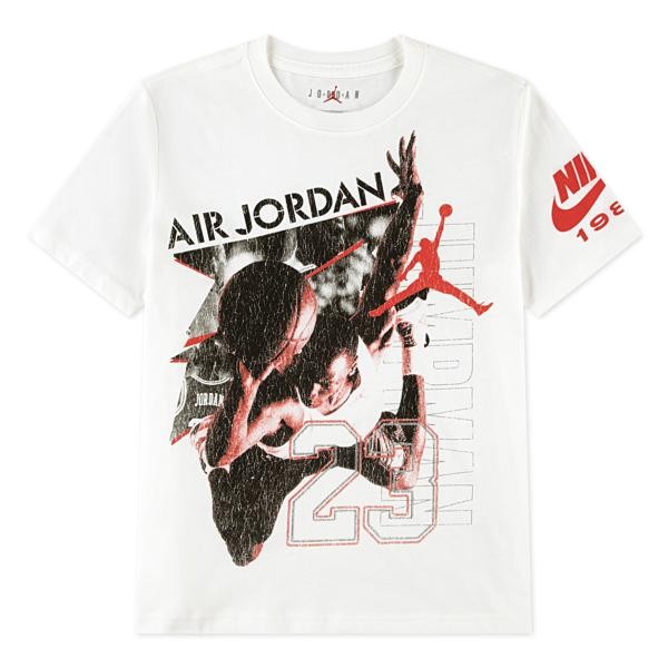 T-Shirt Jordan Vintage 1984 Blanc Enfant
