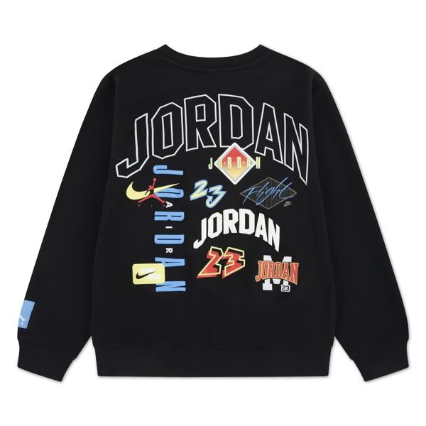 Sweat Ras de Cou Jordan Dynasty Noir Enfant