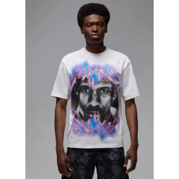 T-Shirt Jordan Manches Longues Los Angeles Lakers Noir