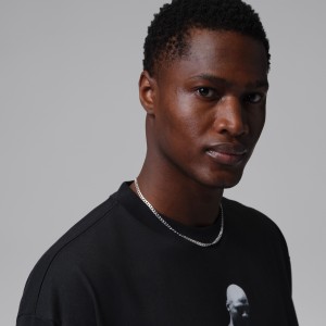 T-shirt Jordan Sport black/infrared 23