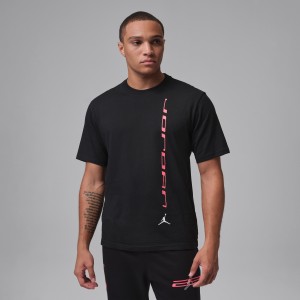 T-Shirt Jordan Sport Line Black Infrared