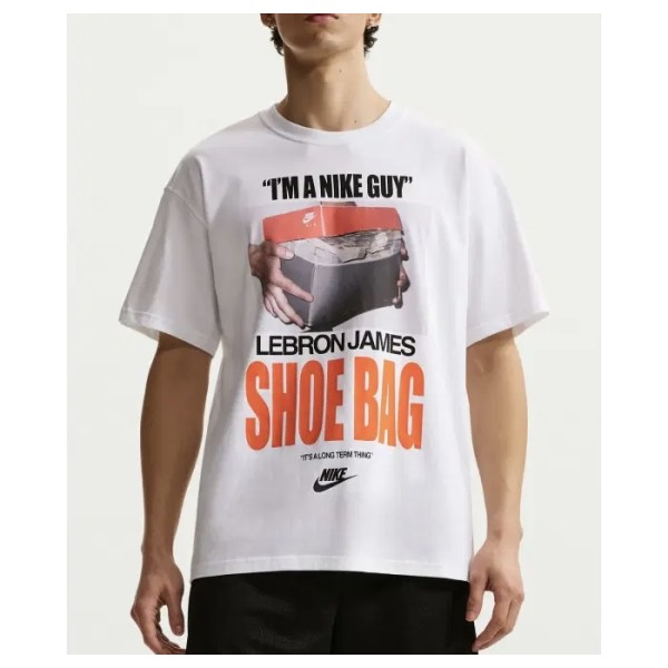 T-shirt Nike LeBron Shoe Bag white