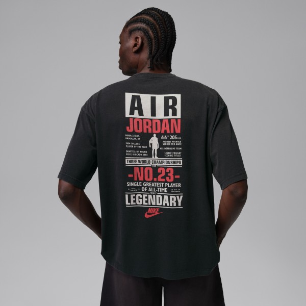 T-Shirt Air Jordan Flight Noir